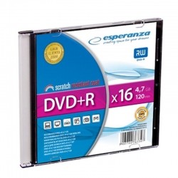 DVD R Esperanza 16x 4,7GB (Slim 1)-158691