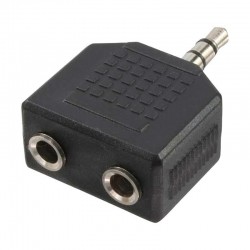 Adapter audio stereo LogiLink CA1002 3,5mm jack (M) > 2x 3,5mm jack (F)-36505